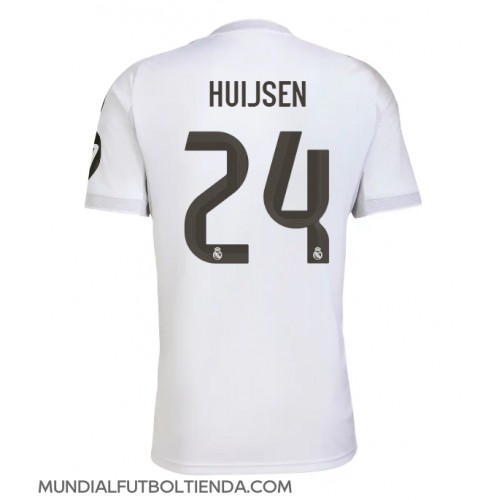 Camiseta Real Madrid Dean Huijsen #24 Primera Equipación Replica 2025-26 mangas cortas